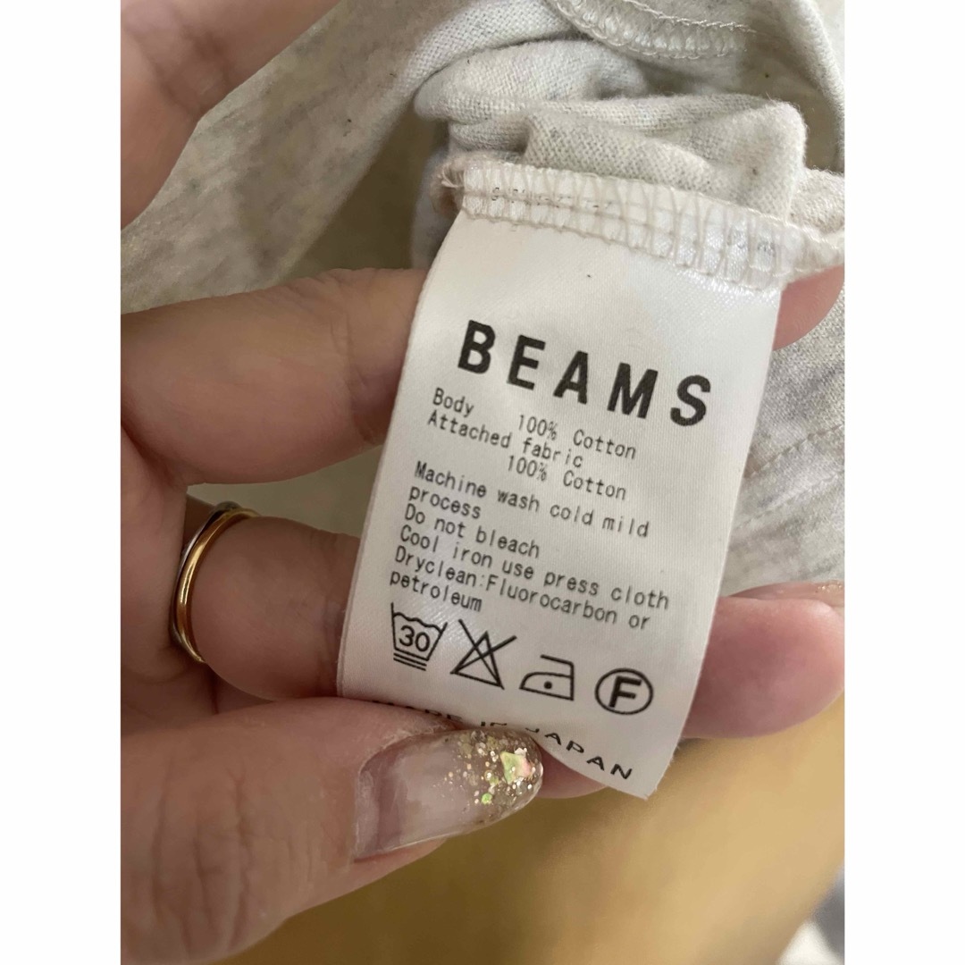 BEAMS(ビームス)の新品未使用BEAMSビームス　 長袖カットソー　Ｌ  メンズのトップス(Tシャツ/カットソー(七分/長袖))の商品写真