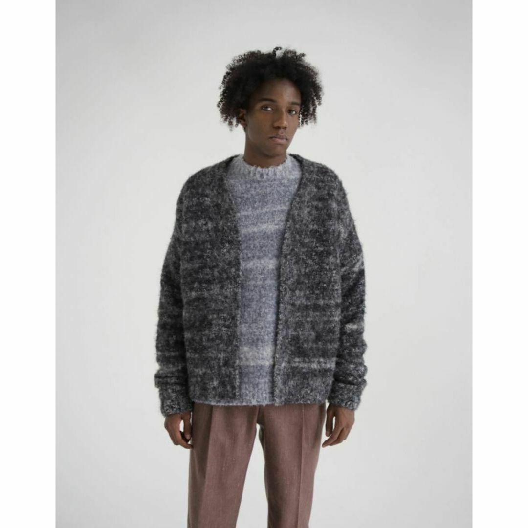 AURALEE(オーラリー)のAURALEE WOOL ALPACA FELT KNIT CARDIGAN メンズのトップス(カーディガン)の商品写真