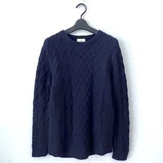 ユナイテッドアローズグリーンレーベルリラクシング(UNITED ARROWS green label relaxing)のグリーンレーベル♡HAMILTON LAMBSWOOLケーブルニット(ニット/セーター)