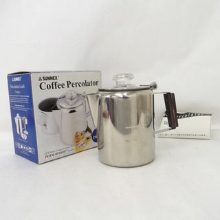 SUNNEX / サネックス ◆【キッチン】Coffee Percolator 3cups パーコレーター  生活雑貨【未使用】 [0220474527](その他)