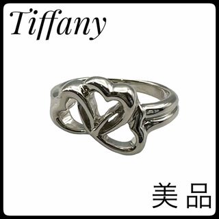 ティファニー(Tiffany & Co.)のTIFFANY ティファニー 925 トリプルハート リング　オープンハート(リング(指輪))