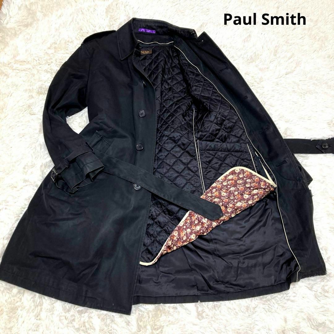 しまじろうメンズPaul Smith Collection チェスターコート　ライナー　花柄