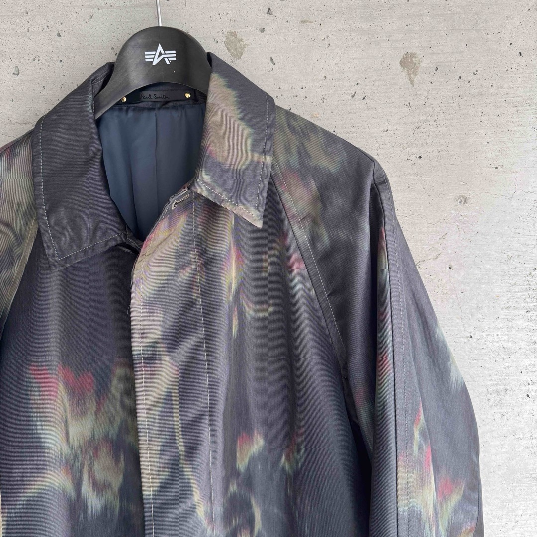 Paul Smith(ポールスミス)のPaul Smith 21AW ローズ 花柄 アートワークプリント ロングコート メンズのジャケット/アウター(ステンカラーコート)の商品写真