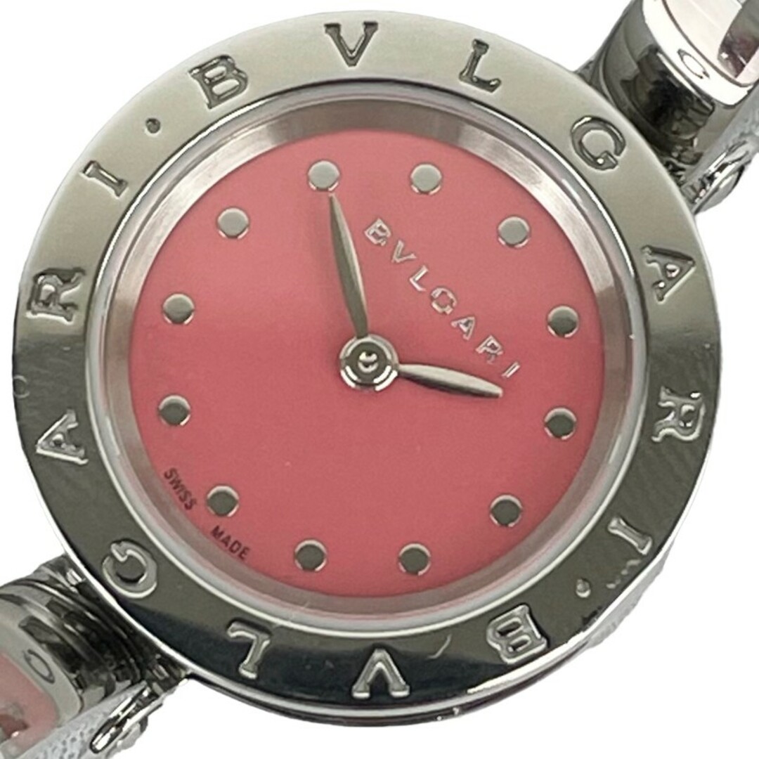 腕時計ブルガリ BVLGARI B-zero1 BZ23S ピンク ステンレススチール クオーツ レディース 腕時計