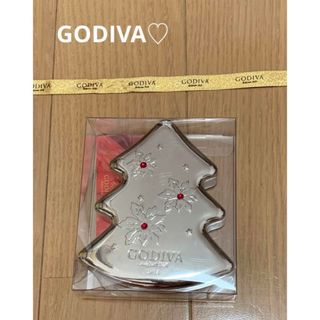 ゴディバ(GODIVA)の最終お値下げしました♡GODIVA♡リボン＆クリスマスツリーケース(置物)