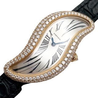 カルティエ(Cartier)の　カルティエ Cartier ベニュワール　S WJ306016 ゴールド/ブラック K18ピンクゴールド レディース 腕時計(腕時計)