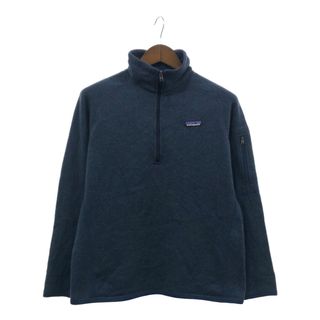 パタゴニア(patagonia)のSALE/// patagonia パタゴニア ベターセーター 1/4ジップ フリースジャケット アウトドア アウター  ネイビー (メンズ XL) P2153(その他)