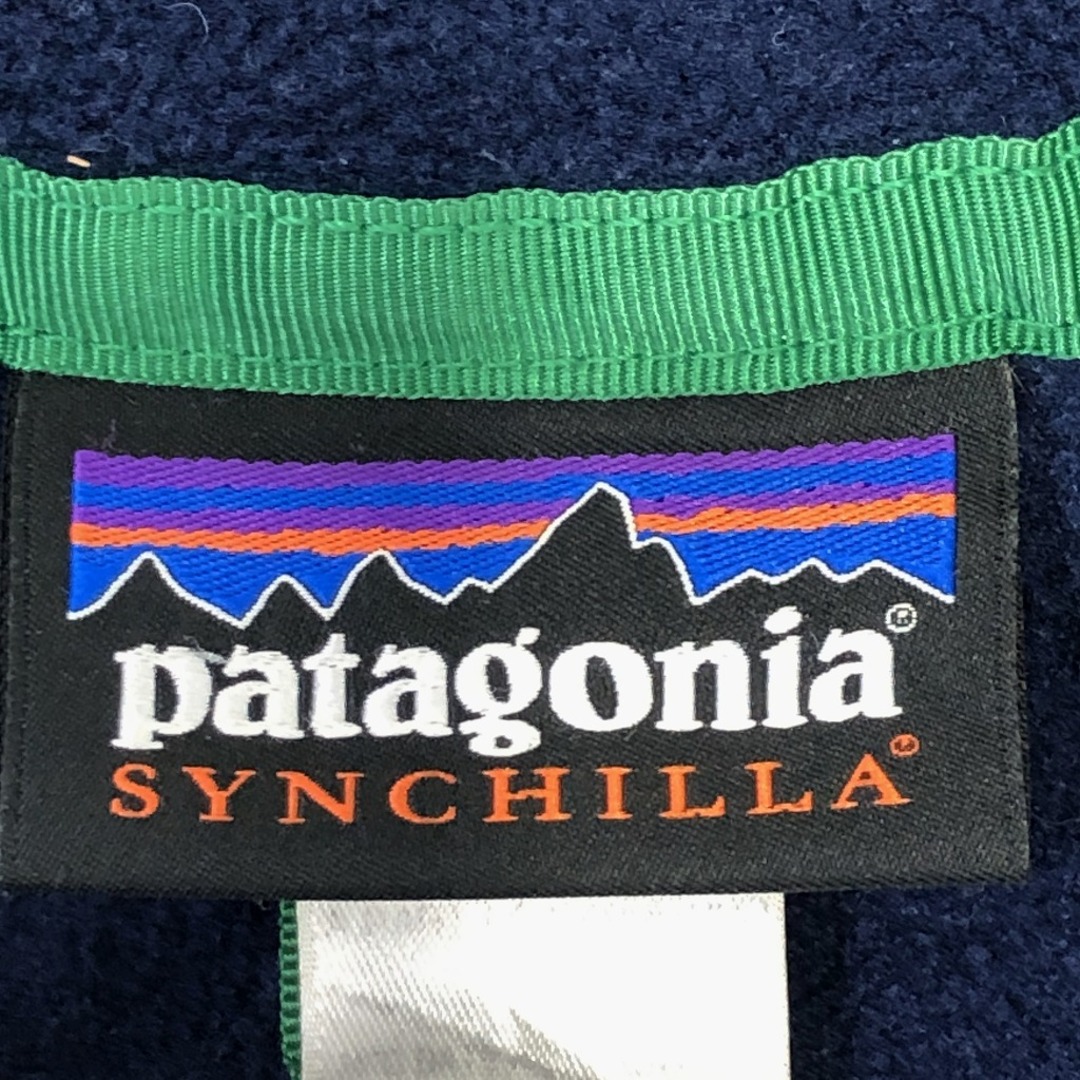 patagonia(パタゴニア)のSALE/// patagonia パタゴニア SYNCHILLA シンチラ フルジップ フリースジャケット ネイビー (レディース XL)  P2222 レディースのジャケット/アウター(その他)の商品写真