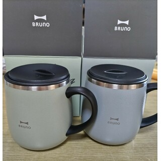 ブルーノ(BRUNO)のBRUNO　ステンレスマグカップ2個セット(食器)