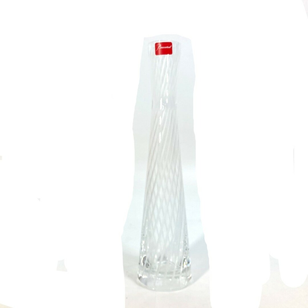 バカラ Baccarat 一輪挿し インテリア 家具 フラワーベース 花瓶 クリスタルガラス クリア 未使用インテリア小物