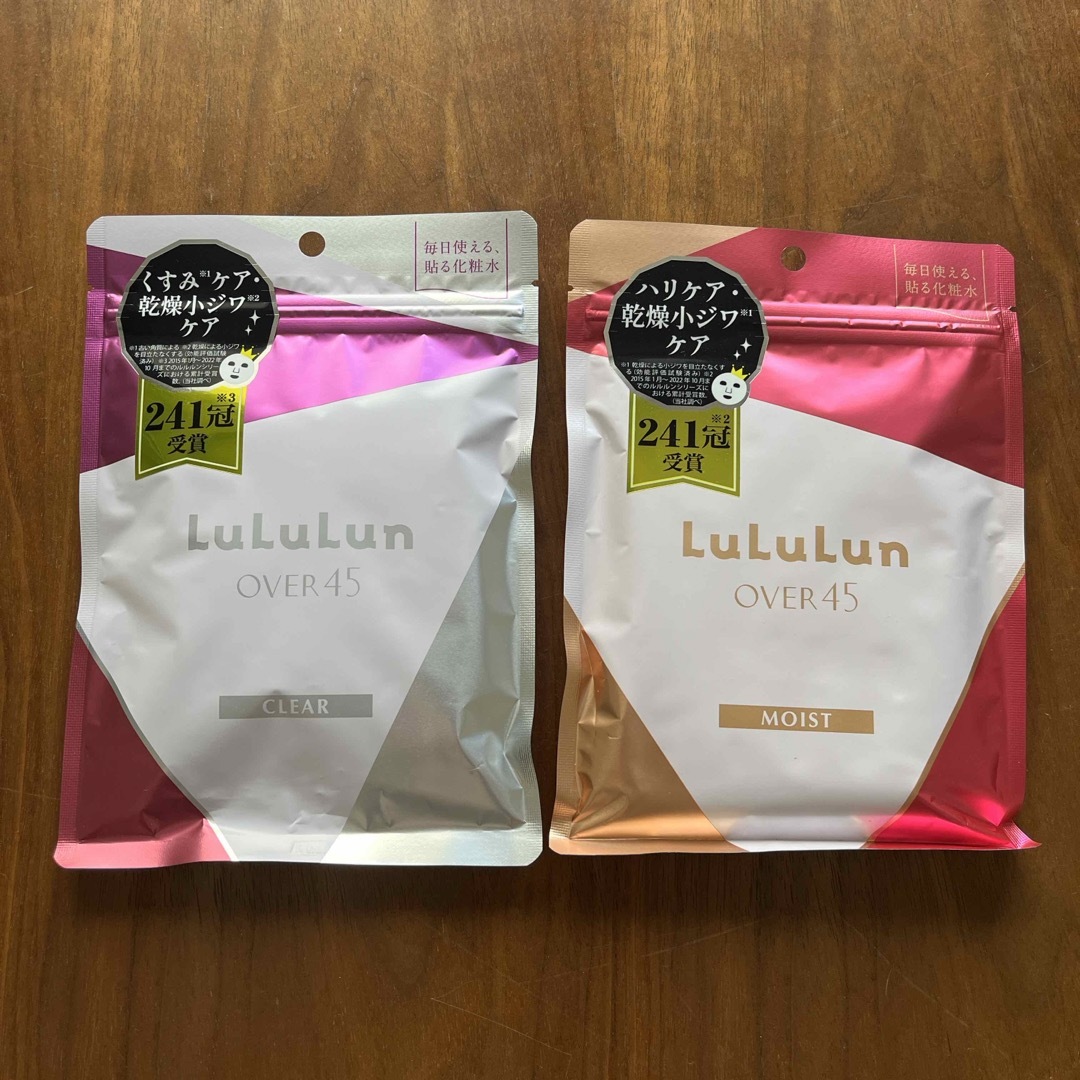 LuLuLun(ルルルン)のフェイスマスク ルルルン over 45 CLEAR & MOIST 7枚入×2 コスメ/美容のスキンケア/基礎化粧品(パック/フェイスマスク)の商品写真