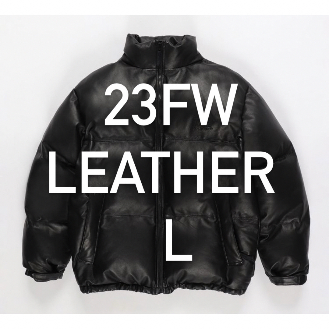 WACKOMARIA 23fw LEATHER DOWN JACKET L | フリマアプリ ラクマ