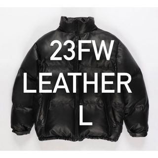 ワコマリア(WACKO MARIA)のWACKOMARIA 23fw LEATHER DOWN JACKET  L(ダウンジャケット)