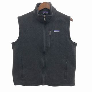 パタゴニア(patagonia)のSALE/// patagonia パタゴニア ベターセーター フリース ベスト 防寒 アウトドア ブラック (メンズ L)  P2258(ベスト)