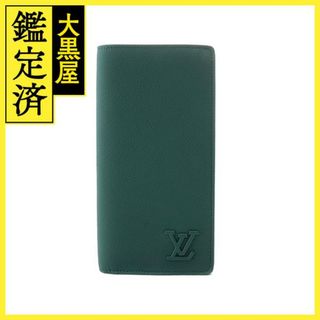 ルイヴィトン(LOUIS VUITTON)のルイ・ヴィトン ポルトフォイユ・ブラザ アエログラム グリーン【430】(長財布)