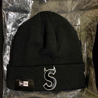 シュプリーム(Supreme)のSupreme  New Era S Logo Beanie　つのビーニー(ニット帽/ビーニー)