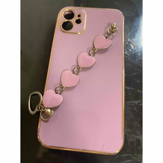 アイフォーン(iPhone)のiPhone11ケース　パープル(iPhoneケース)