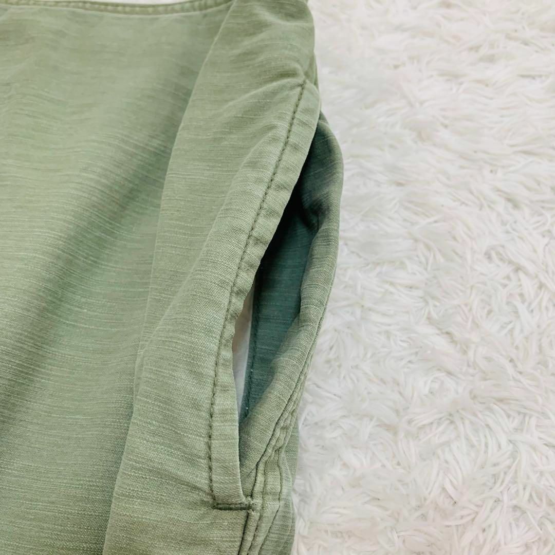 MADISONBLUE(マディソンブルー)の美品✨マディソンブルー タイトスカート スリット コットン グリーン XS レディースのスカート(ロングスカート)の商品写真