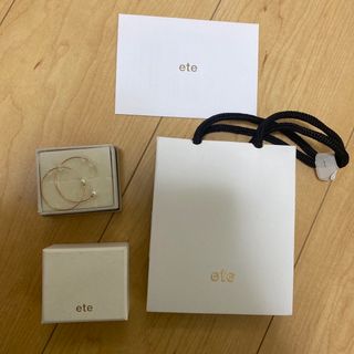 エテ(ete)のエテ　ete k10 ピアス　パール　ゴールド(ピアス)