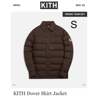 キス(KITH)の最終値下げ！KITH Dover Shirt Jacket  ダウン シャツ(ダウンジャケット)