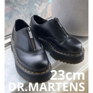 ドクターマーチン(Dr.Martens)の美品 (DR.MARTENS)AURIAN II QUAD ジップ シューズ (ローファー/革靴)