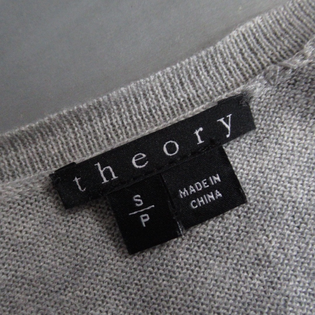 theory(セオリー)のtheory コットン カシミヤ Vネット セーター トップス カシミア M レディースのトップス(ニット/セーター)の商品写真