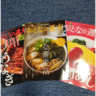 コウダンシャ(講談社)のおとなの週末 12月号 10月号 2022年8月 蕎麦昭和メシ居酒屋鰻(アート/エンタメ/ホビー)