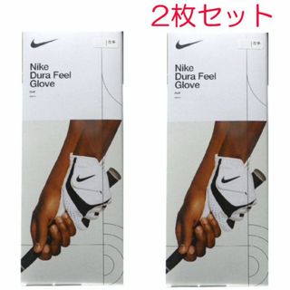 ナイキ(NIKE)のナイキ ゴルフ デュラフィール X ゴルフグローブ 22cm GF1011 2枚(ウエア)