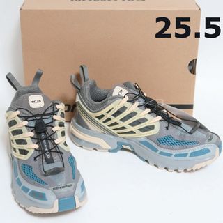 サロモン(SALOMON)の25.5 新品 Salomon ACS PRO スニーカー グレー ブルー(スニーカー)