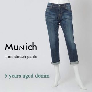 ミューニック(MUNICH)の新品未使用　Munich ミューニック ボーイフレンド　デニムパンツ M(デニム/ジーンズ)