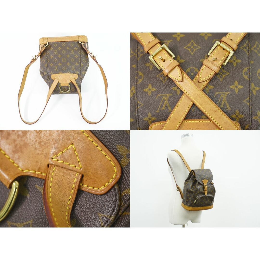 LOUIS VUITTON(ルイヴィトン)の本物 ルイヴィトン LOUIS VUITTON LV モンスリ MM リュックサック バックパック モノグラム ブラウン M51136 Montsouris ビトン バッグ 中古 レディースのバッグ(リュック/バックパック)の商品写真