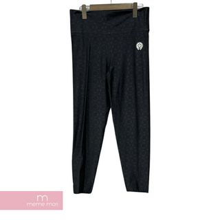 クロムハーツ(Chrome Hearts)のCHROME HEARTS Logo Leggings クロムハーツ ロゴレギンス パンツ CHクロス 総柄 ホースシュー ブラック サイズXL 【231209】【中古-A】【me04】(スラックス/スーツパンツ)