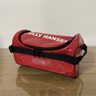 ヘリーハンセン(HELLY HANSEN)のHELLY HANSEN  防水ポーチ ウォッシュバッグ 赤色 レッド 美品(ポーチ)
