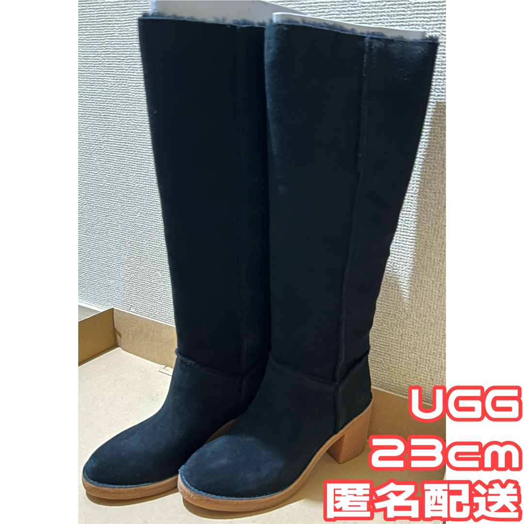 未使用】UGG W KASEN TALL ロングブーツ 23cm 黒-