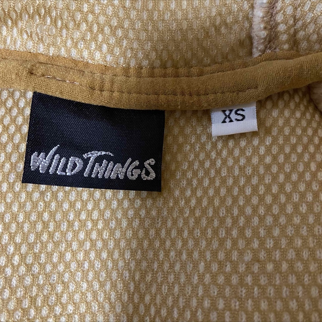 WILDTHINGS(ワイルドシングス)の美品　ワイルドシングス　フリースフーディ　ボア　アイボリー　ベージュ　XS レディースのジャケット/アウター(ブルゾン)の商品写真