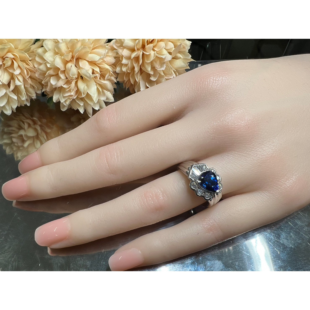 ⬜︎ 天然 サファイアリング 1.82ct リング プラチナ ⬜︎ 天然 サファイアリング 1.82ct リング プラチナ