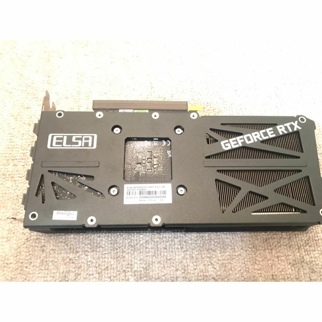 ELSA GeForce RTX 3060 Ti S.A.C LHR グラボスマホ/家電/カメラ