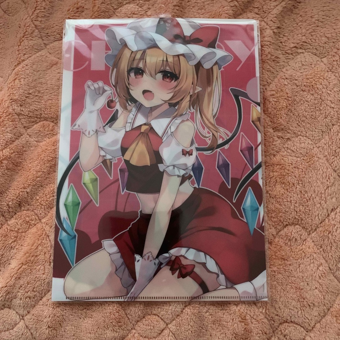 東方project  フランドール・スカーレット さくらんぼ クリアファイル エンタメ/ホビーのアニメグッズ(クリアファイル)の商品写真