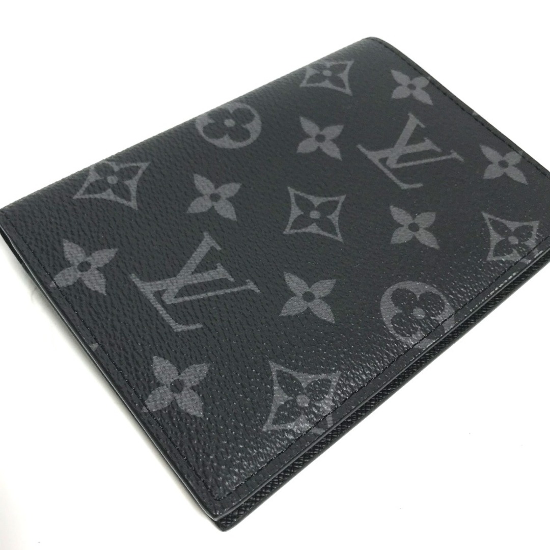 LOUIS VUITTON(ルイヴィトン)のルイヴィトン LOUIS VUITTON クーヴェルテュール・パスポール NM M64501 モノグラムエクリプス トラベルグッズ パスポートケース モノグラムエクリプスキャンバス ブラック 美品 レディースのファッション小物(パスケース/IDカードホルダー)の商品写真