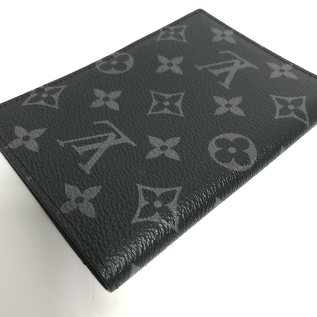 LOUIS VUITTON(ルイヴィトン)のルイヴィトン LOUIS VUITTON クーヴェルテュール・パスポール NM M64501 モノグラムエクリプス トラベルグッズ パスポートケース モノグラムエクリプスキャンバス ブラック 美品 レディースのファッション小物(パスケース/IDカードホルダー)の商品写真