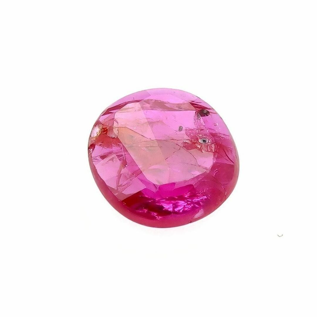 【希少品】天然石 ルース　ルビー 1.044ct　　ミニ鑑別所付 ハンドメイドの素材/材料(各種パーツ)の商品写真