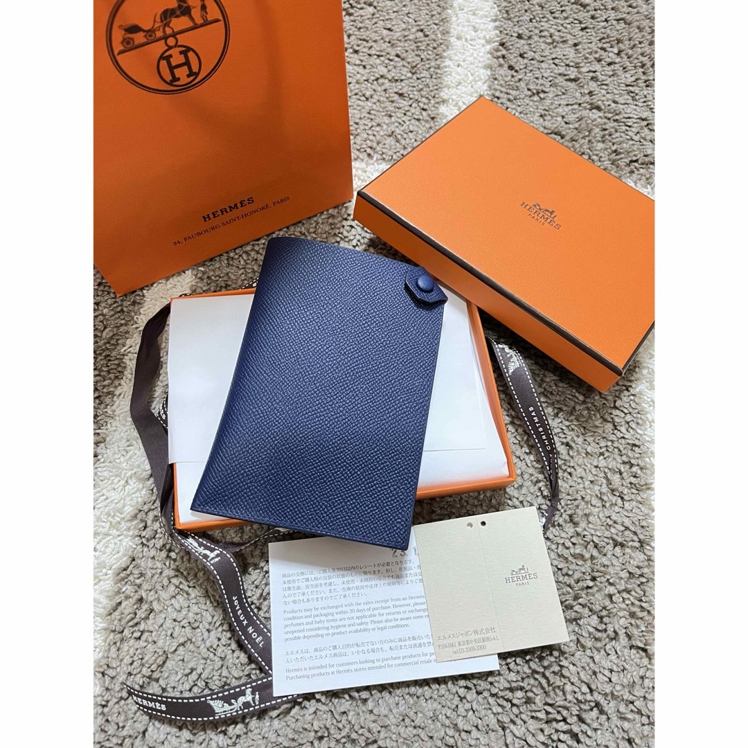 エルメスパスポートケース✨エルメス✨HERMES パスポートケース　ターマック⭐︎B刻