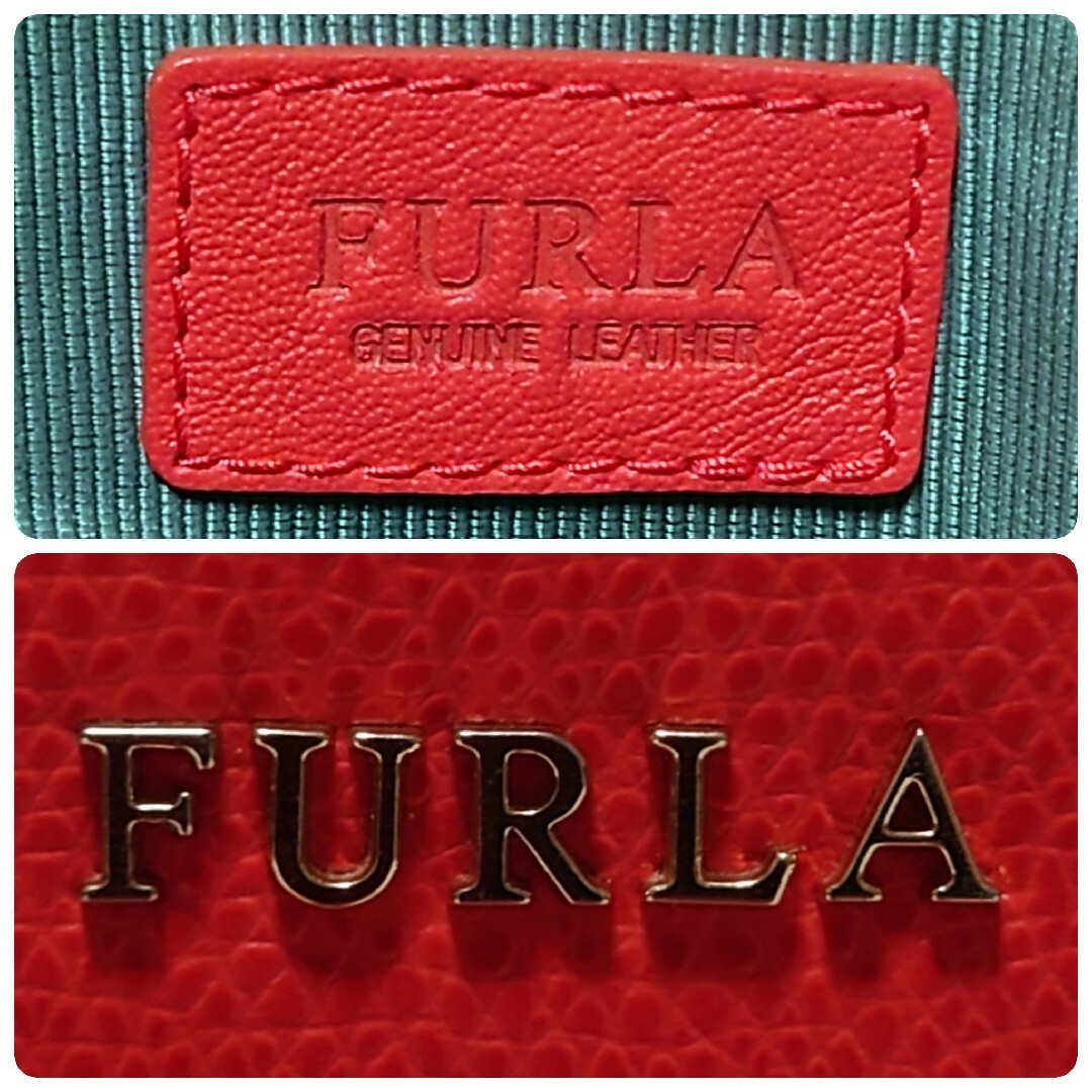 FURLA フルラ トートバッグ ハンドバッグ A4収納可能 オレンジ