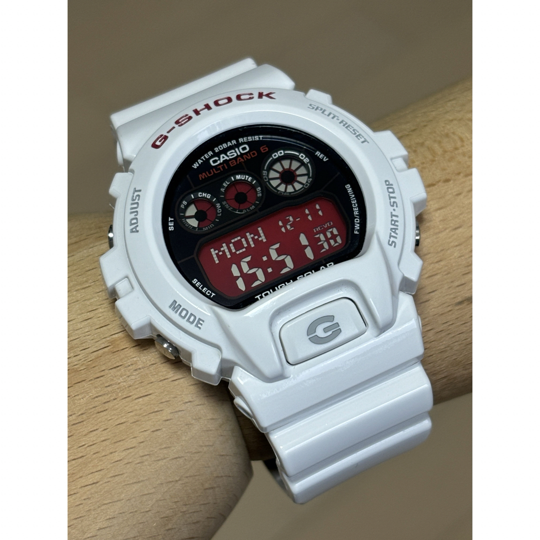 クリアランス卸し売り G-SHOCK/三つ目/GW-6900/電波/ソーラー/ホワイト