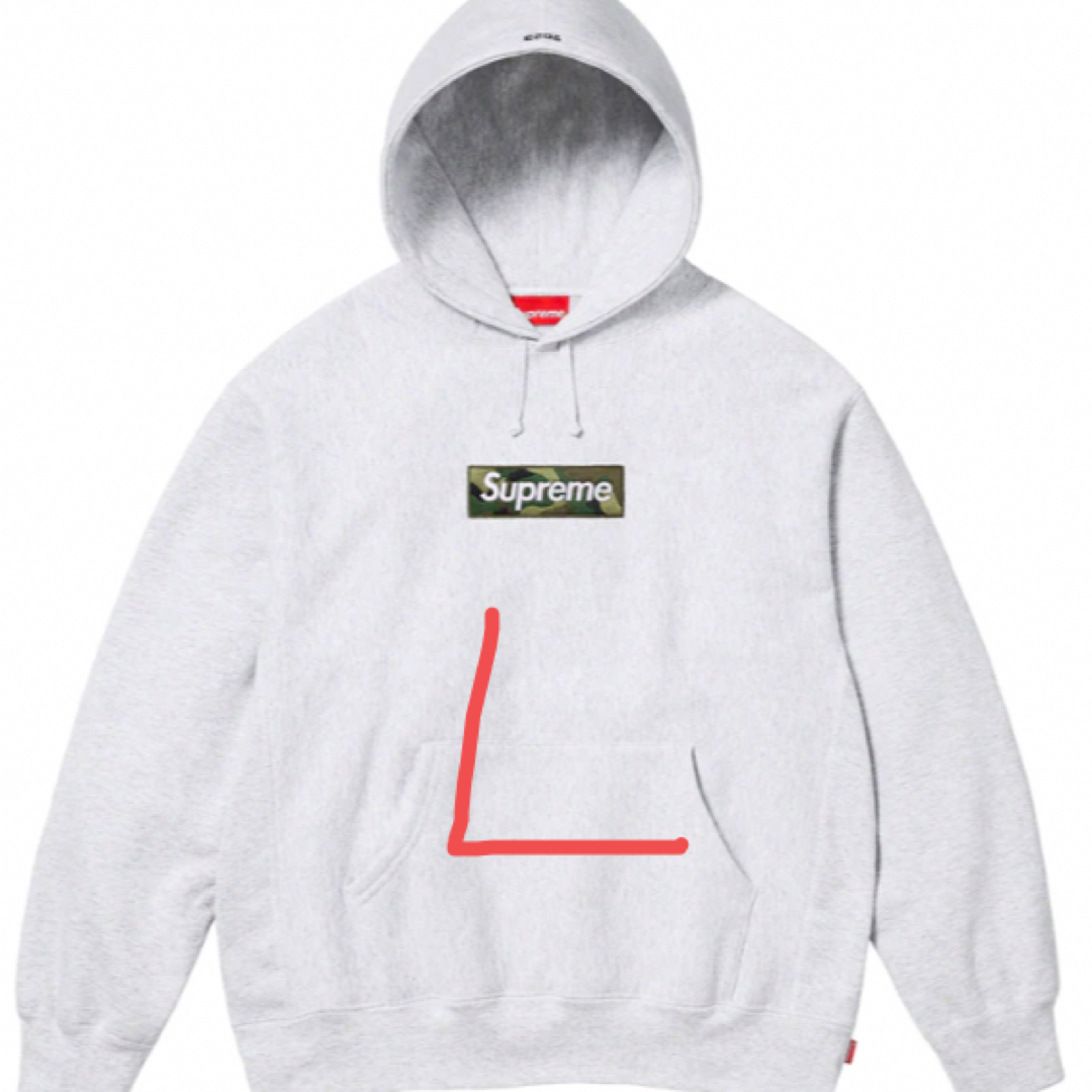 Supreme(シュプリーム)のsillent様専用x Logo Hooded Sweatshirt large メンズのトップス(パーカー)の商品写真