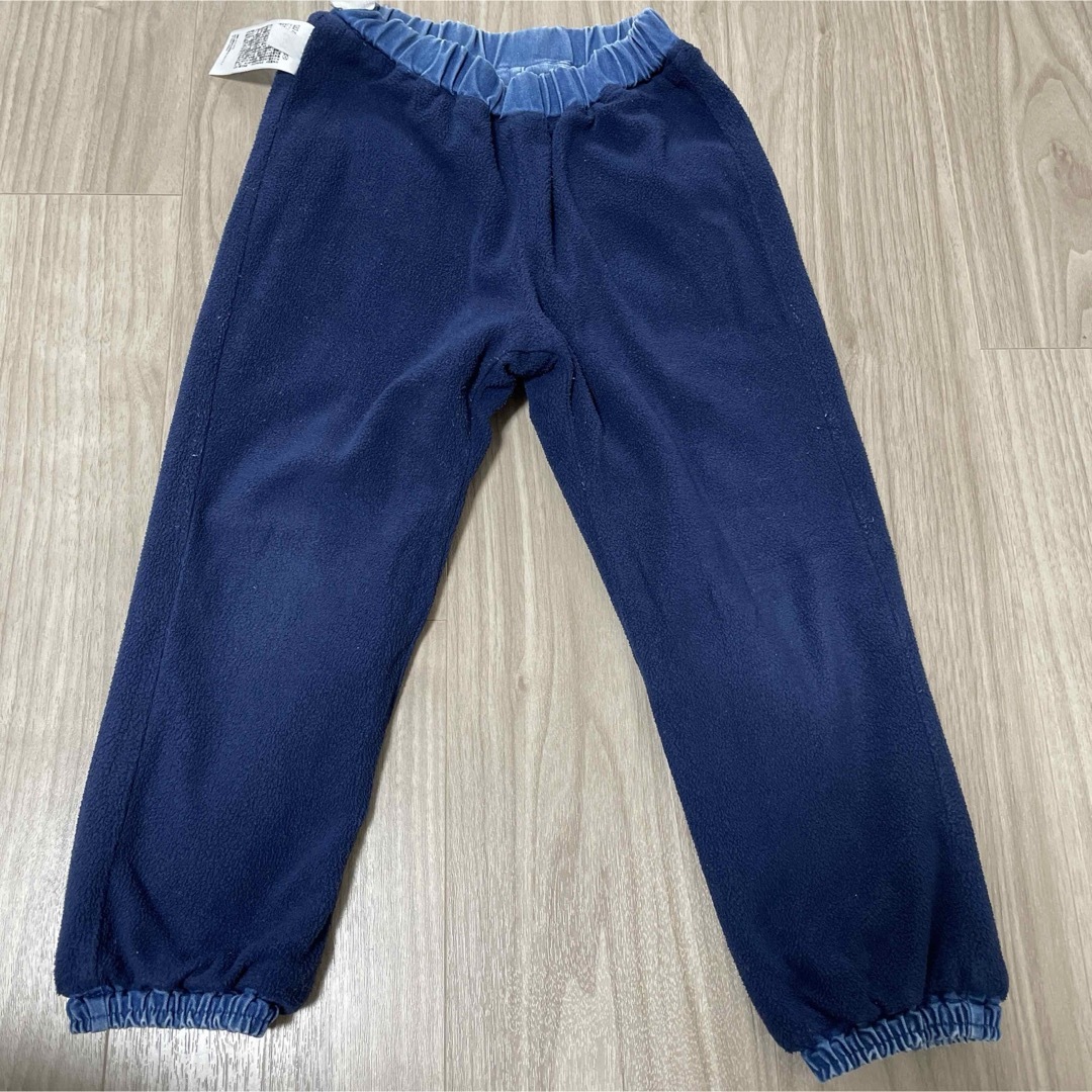 UNIQLO キッズ 裏起毛 パンツ 100cm キッズ/ベビー/マタニティのキッズ服男の子用(90cm~)(パンツ/スパッツ)の商品写真