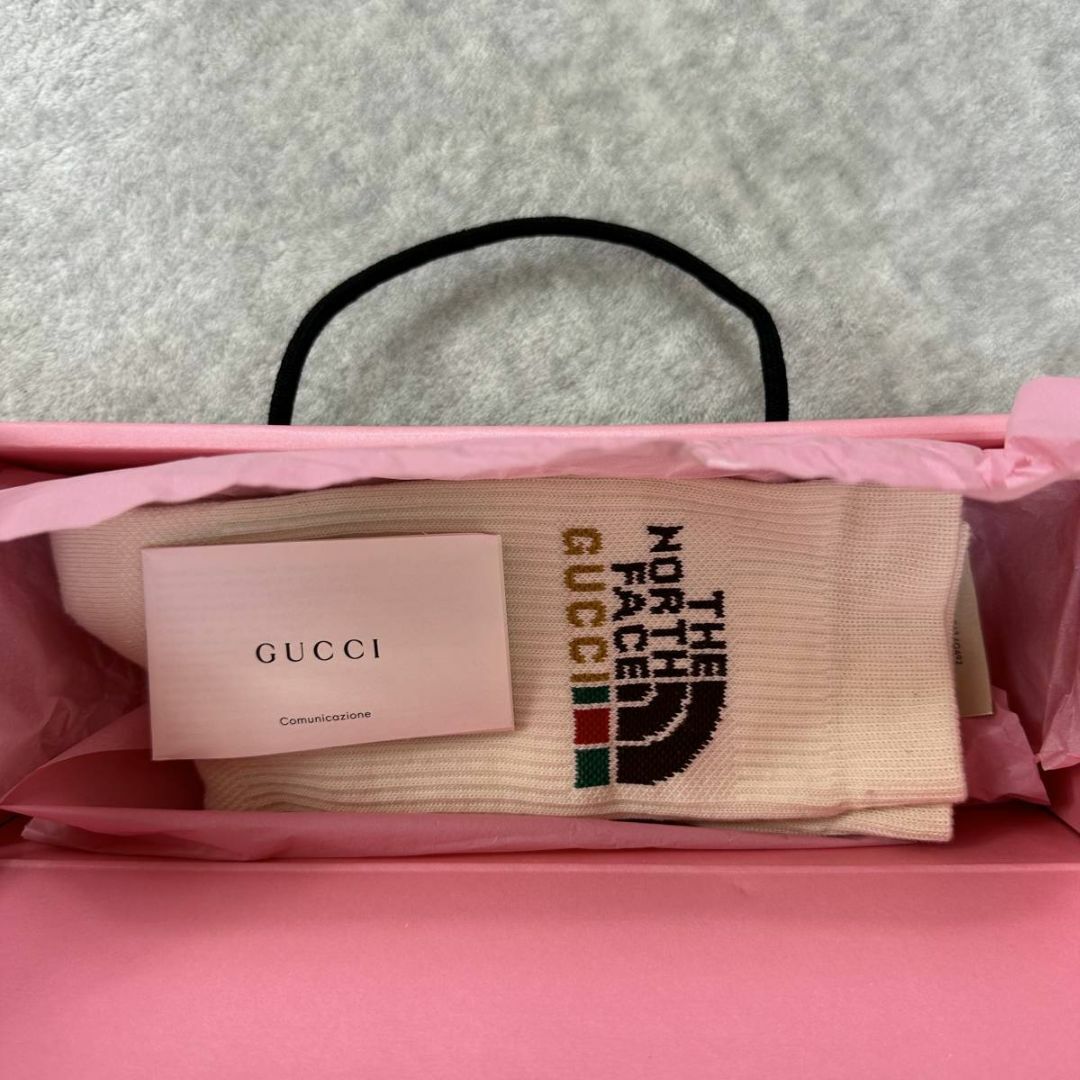 THE NORTH FACE(ザノースフェイス)の新品正規品 ノースフェイス GUCCI Mサイズ ソックス メンズのレッグウェア(ソックス)の商品写真