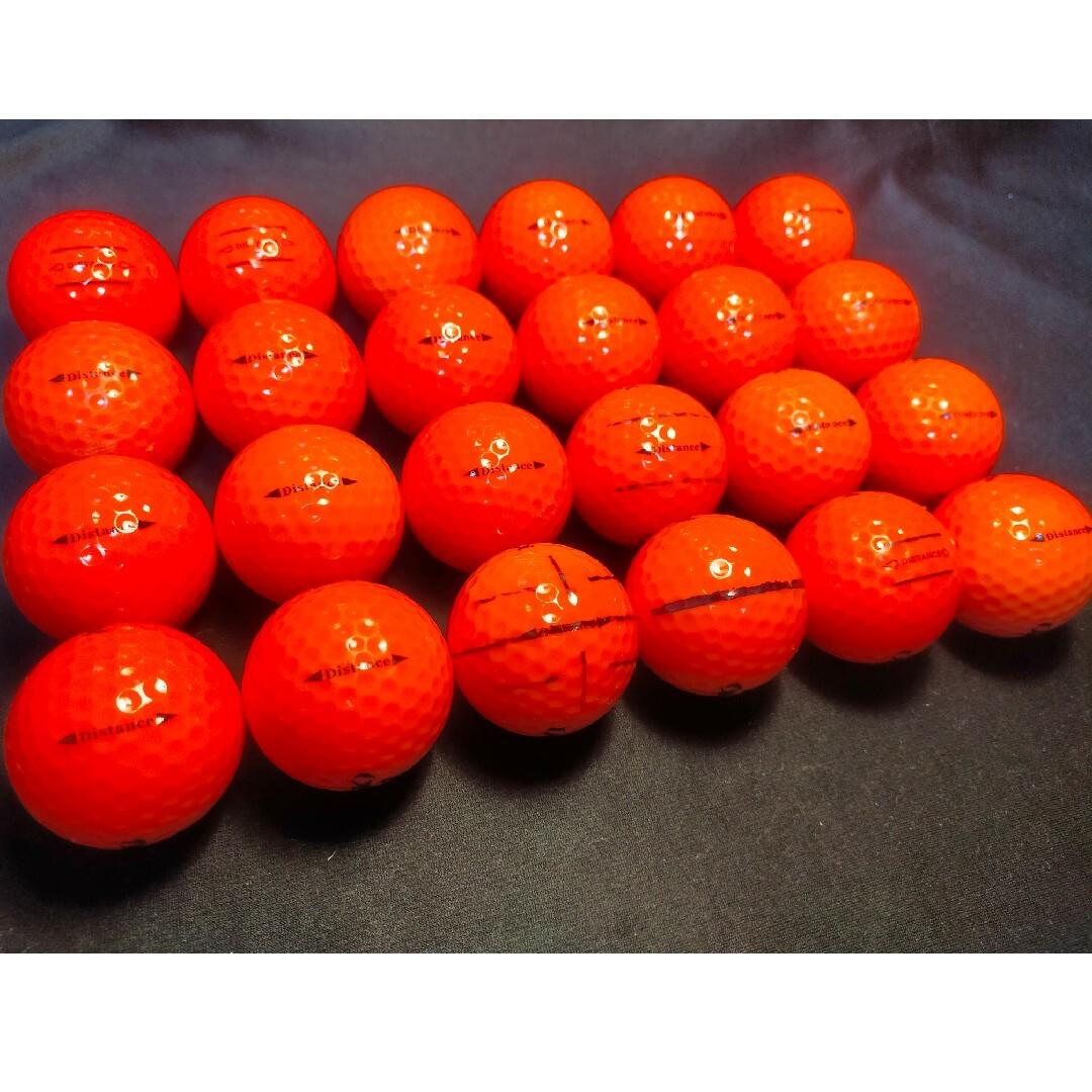 【B級】イグニオ ディスタンス24球 (オレンジ) ロストボール スポーツ/アウトドアのゴルフ(その他)の商品写真