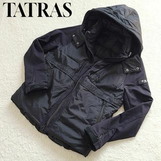 タトラス(TATRAS)の美品✨タトラス GHIBLI コンビネーション ダウン ジャケット ブラック(ダウンジャケット)