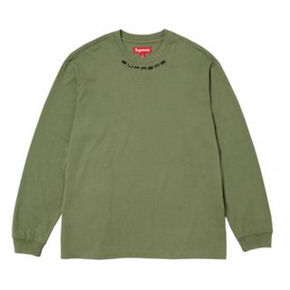 シュプリーム(Supreme)のSupreme Collar Logo L/S Top(Tシャツ/カットソー(七分/長袖))